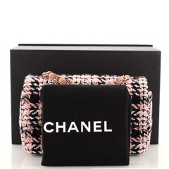 Chanel Classic Single Flap Bag Quilted Tweed Mini