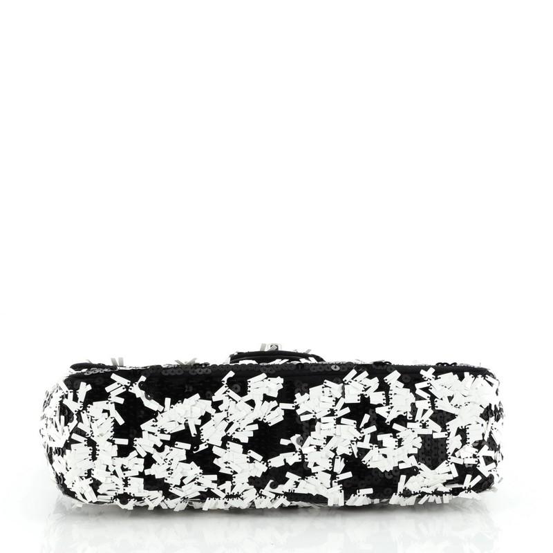 Women's or Men's Chanel Classic Single Flap Bag Sequins Medium