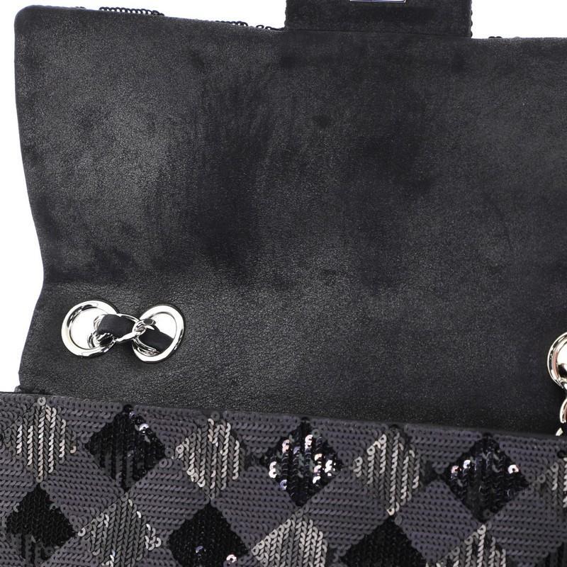  Chanel Classic Single Flap Bag Sequins Medium 2