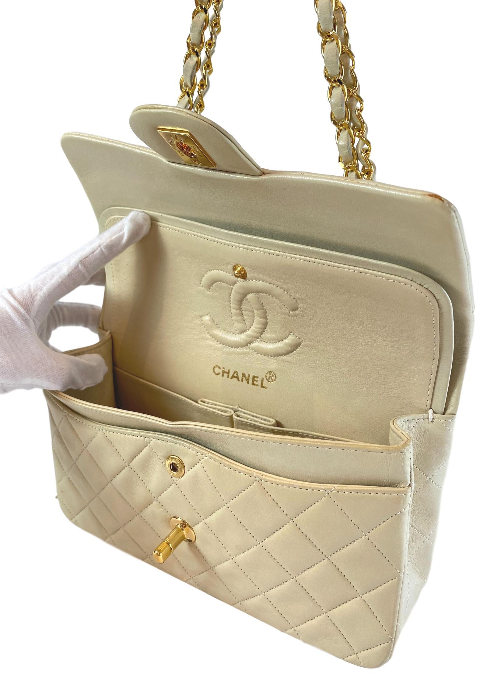 Chanel Classic Small 2.55 Double Flap Quilted Lambskin Bag 2