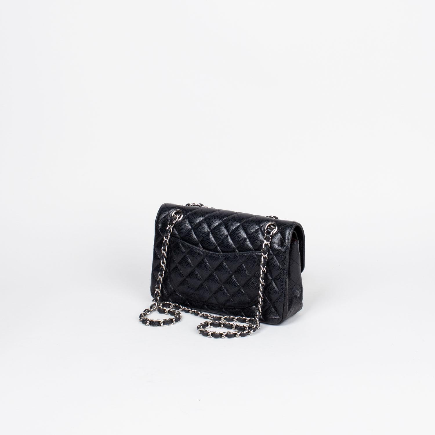 Black Chanel Classic Small Double Flap Bag