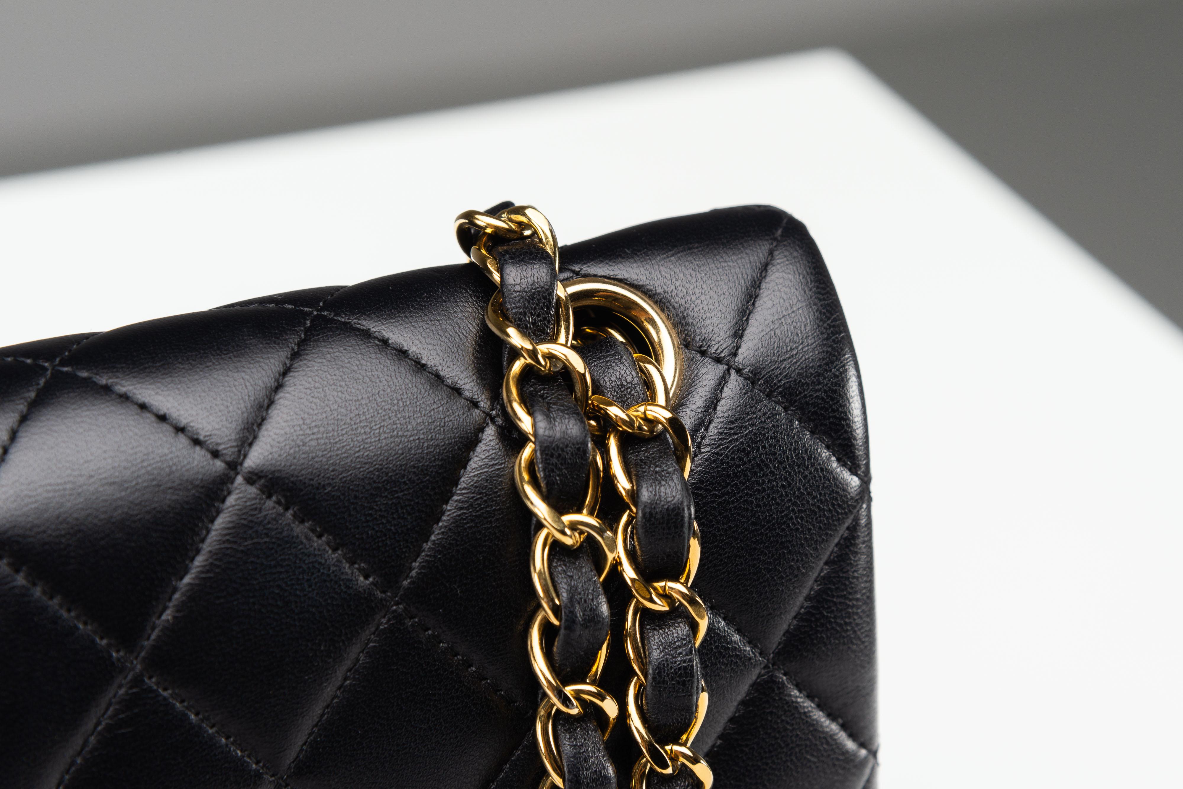 Chanel Classic Small Lambskin as new from 2022 5