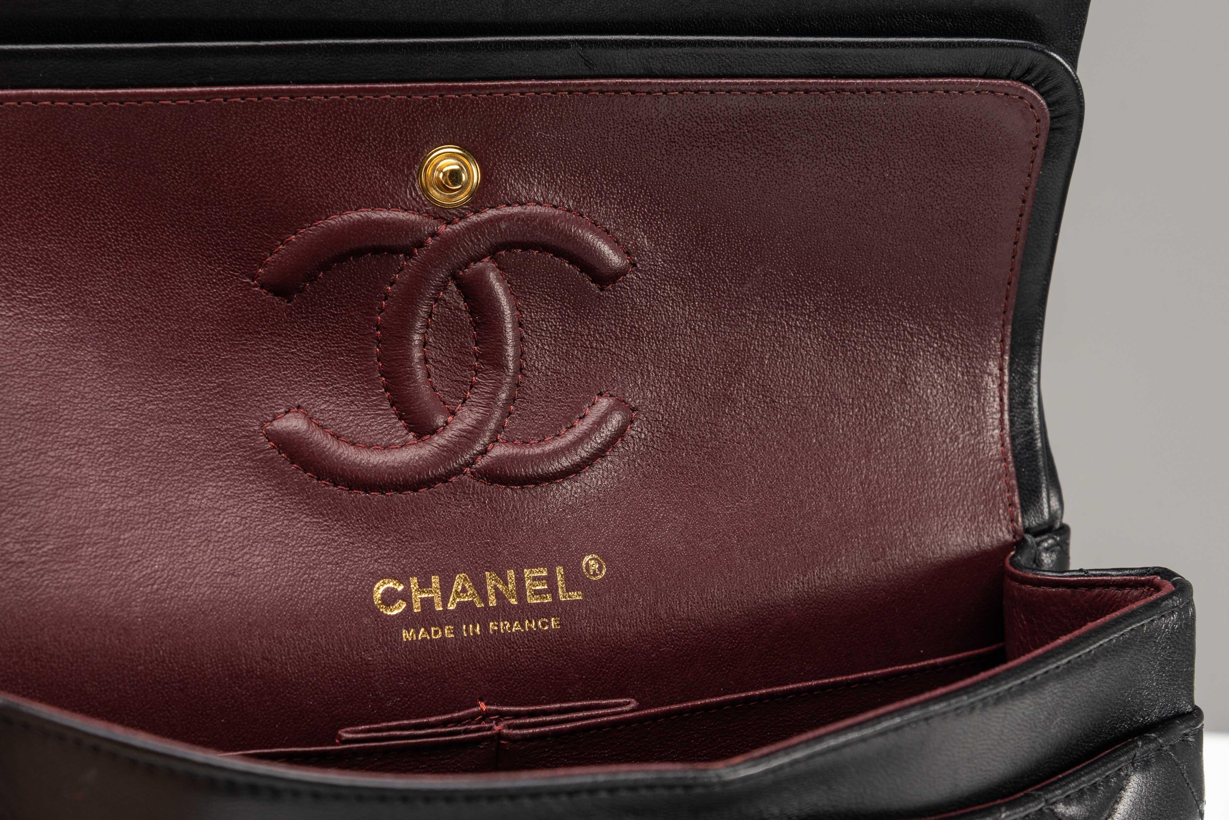 Chanel Classic Small Lambskin as new from 2022 10