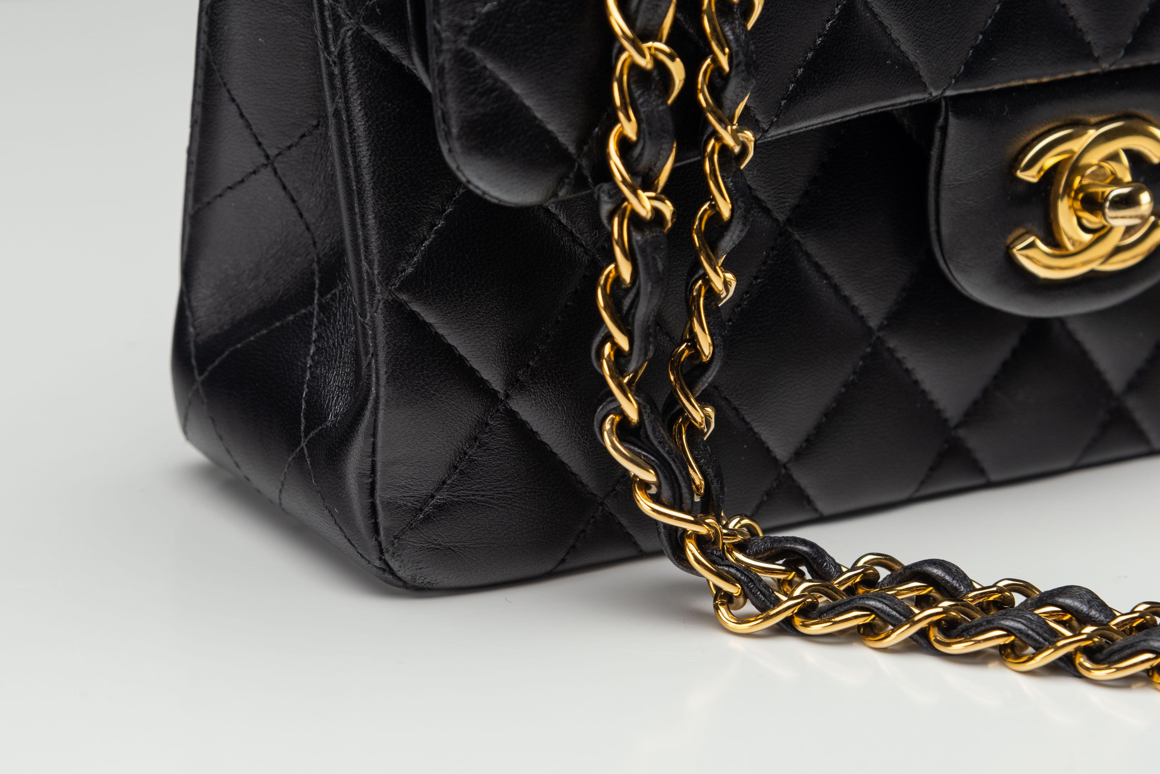 Chanel Classic Small Lambskin as new from 2022 2