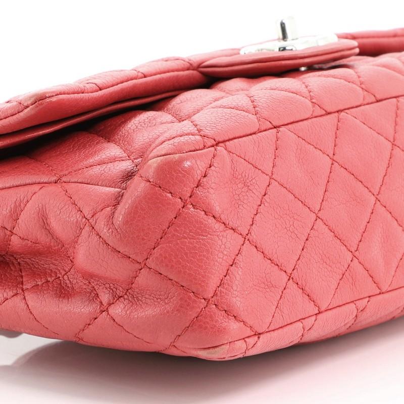 Chanel Classic Soft Flap Bag Quilted Caviar Medium In Fair Condition In NY, NY