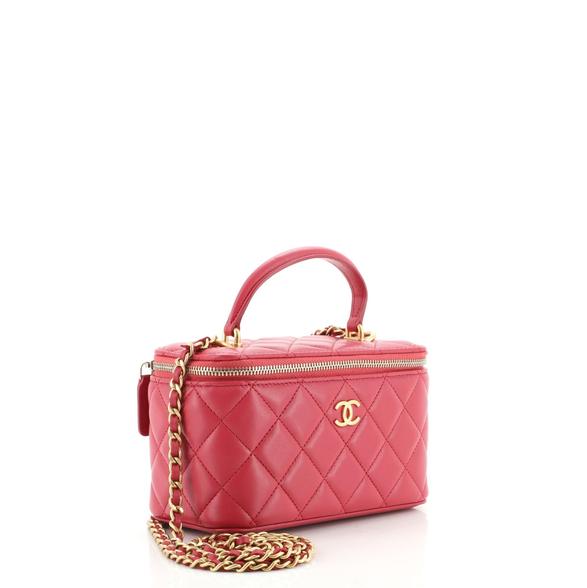 chanel vanity bag with chain