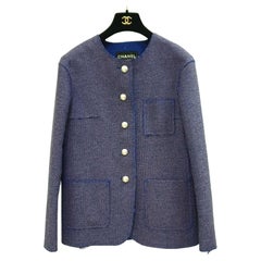 Chanel Classic Tweed  Runway Trenchcoat Jacket 