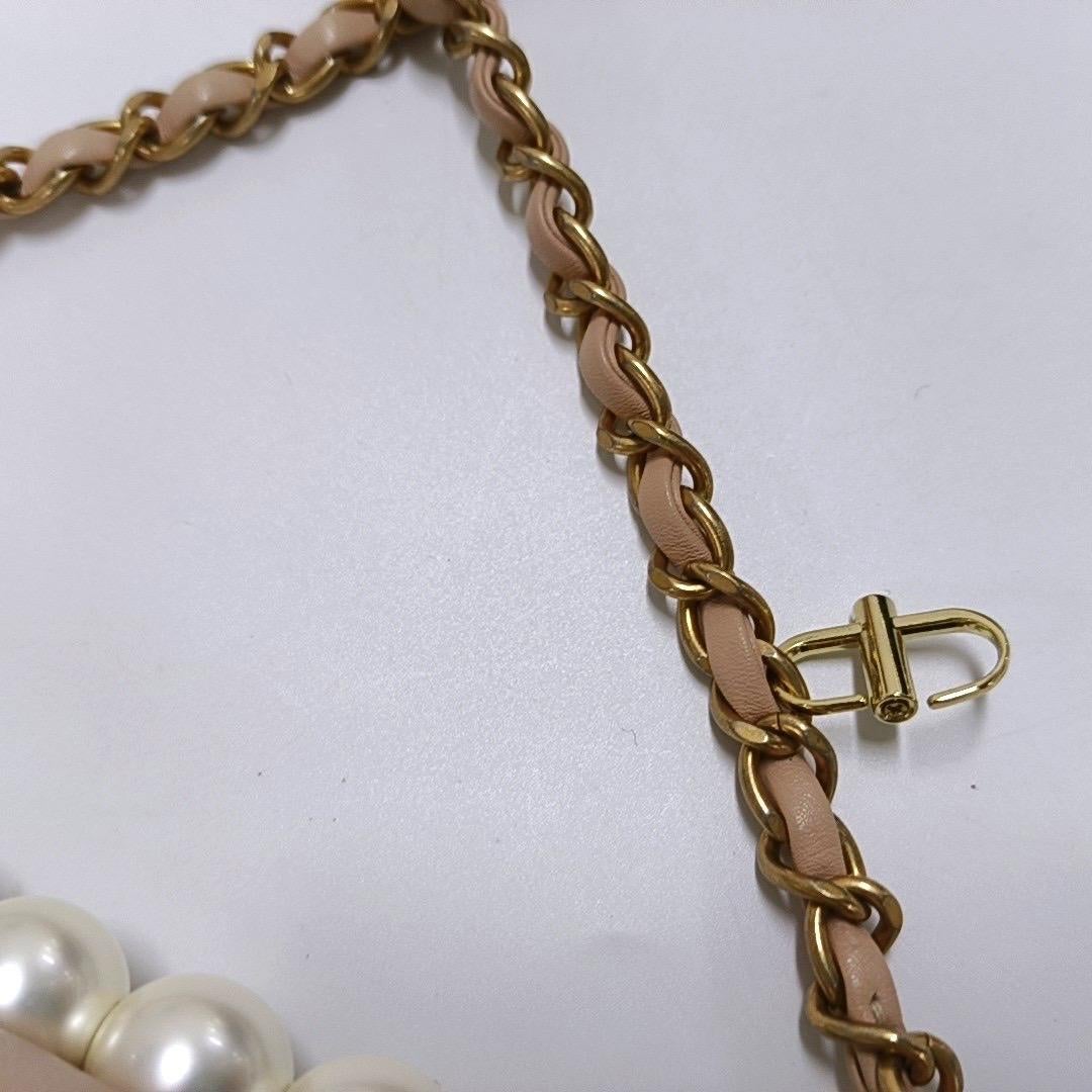 Chanel Classic Vertical Pearl Small Light Pink Flap Bag Gold Hardware 6