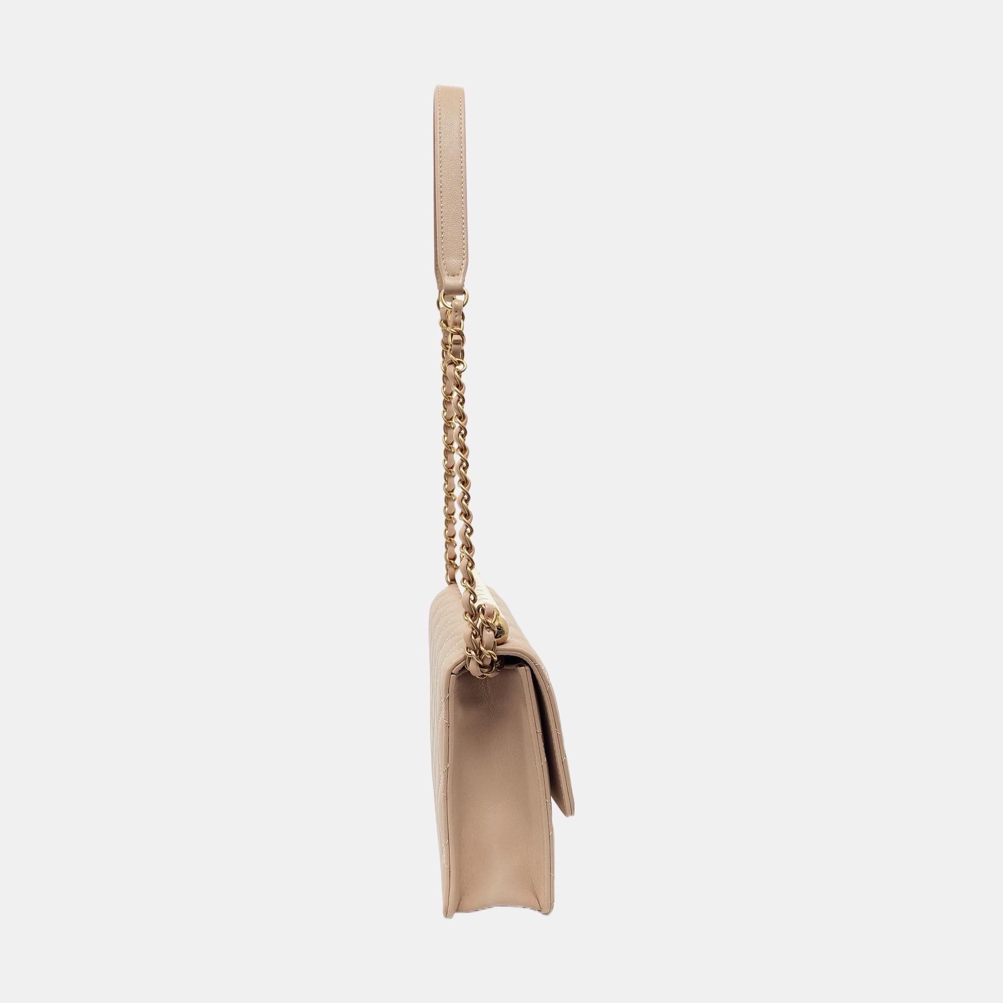 Chanel Classic Vertical Pearl Small Light Pink Flap Bag Gold Hardware 2