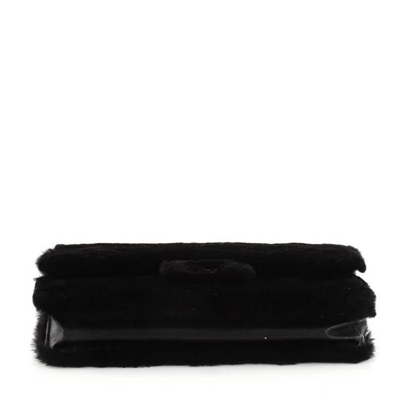 Women's or Men's Chanel Classic Wallet On Chain Rabbit Fur