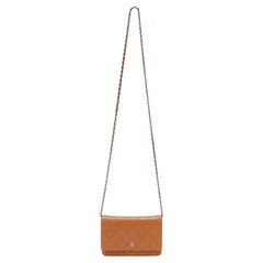 Chanel Classic Wallet on Chain (WOC) Black Caviar Leather with Silver Hardware