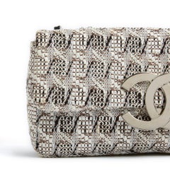 Chanel Classique 25 Single Flag Precious Tweed Bag