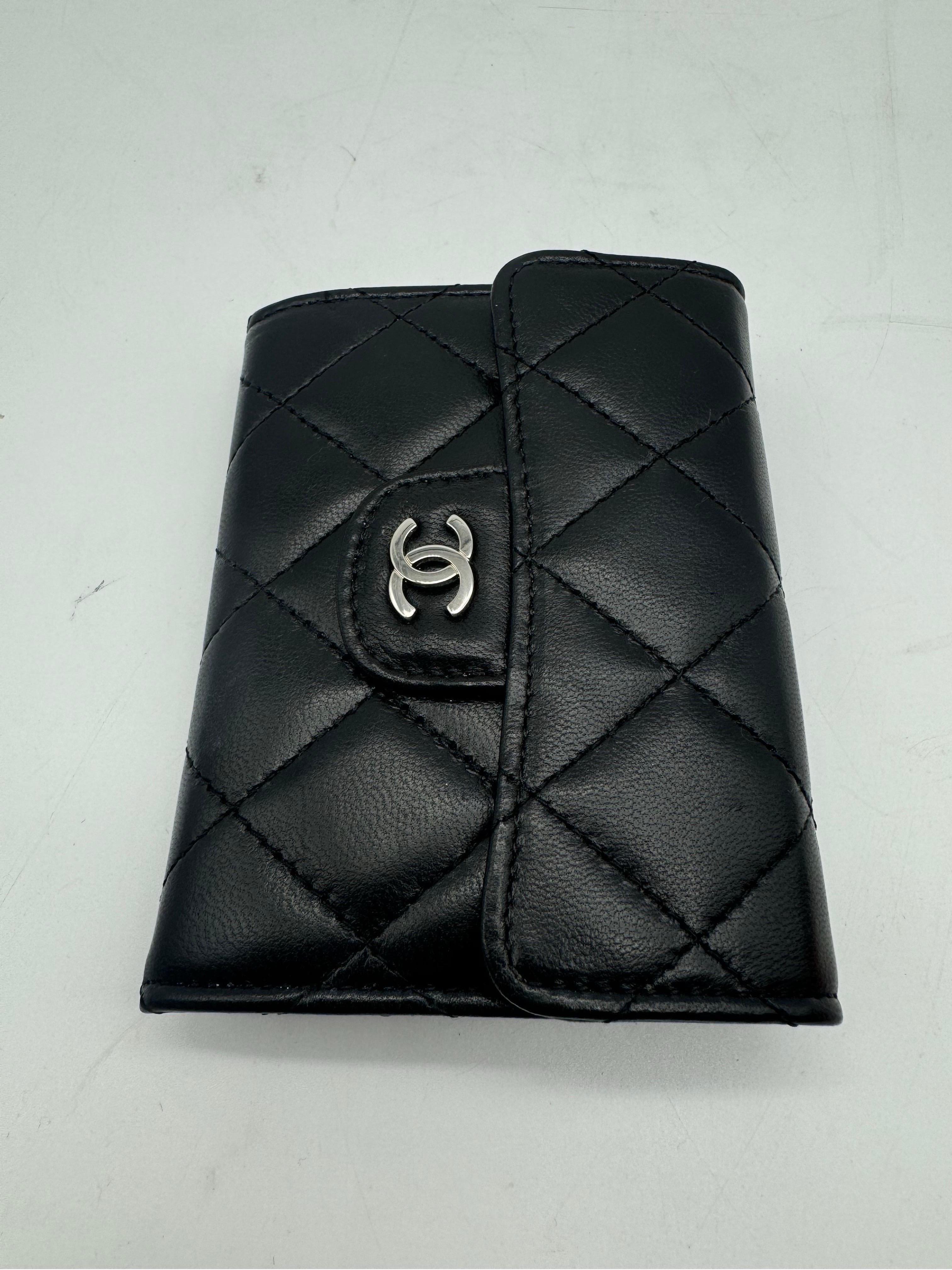 Chanel Classique CC Etui Pelle d'Agnello in vendita 1