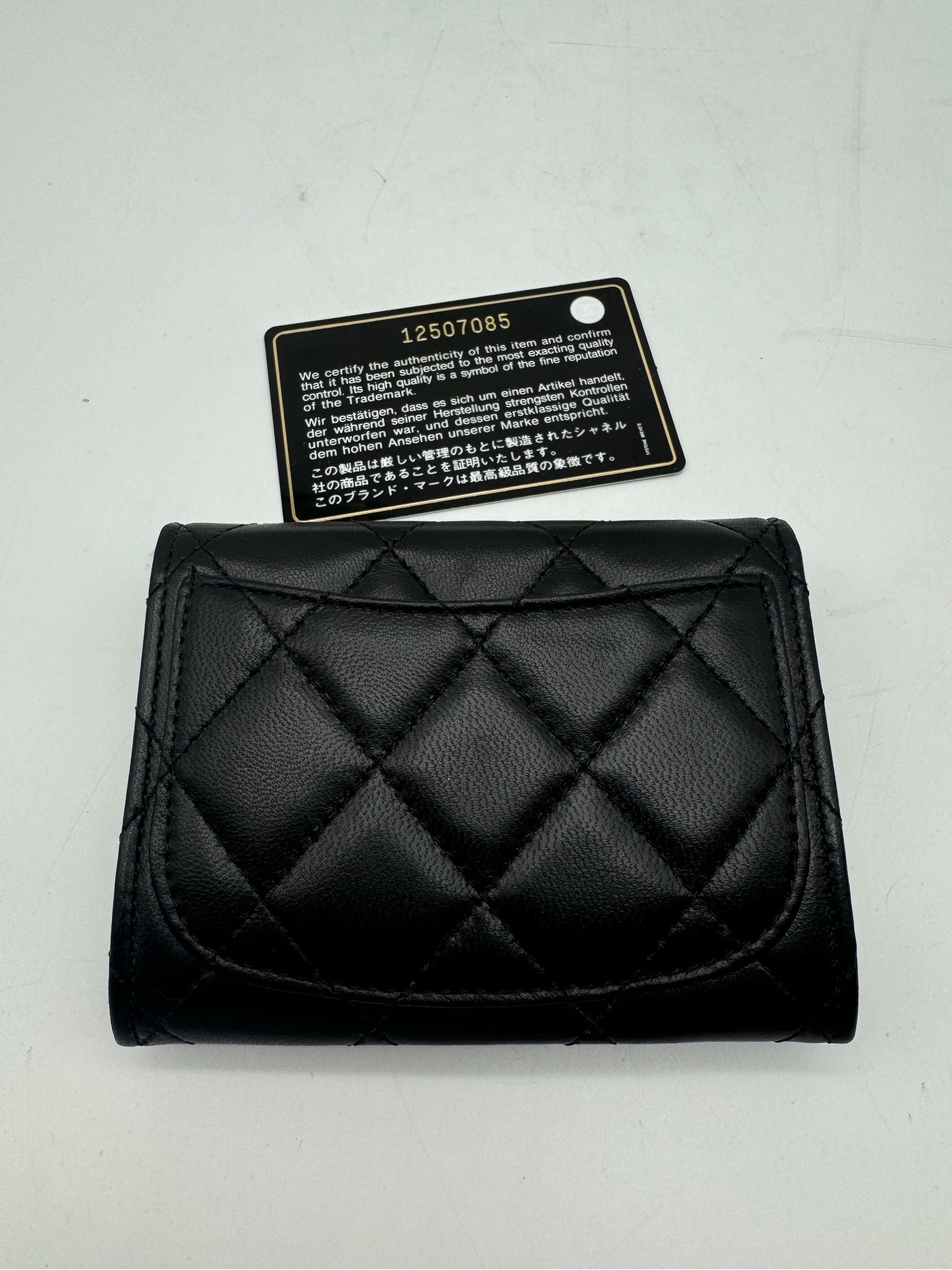 Chanel Classique CC Etui Pelle d'Agnello in vendita 3
