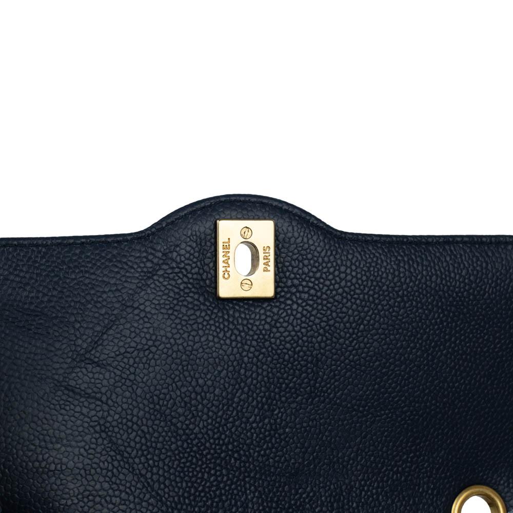 CHANEL, Classique in blue leather  For Sale 3