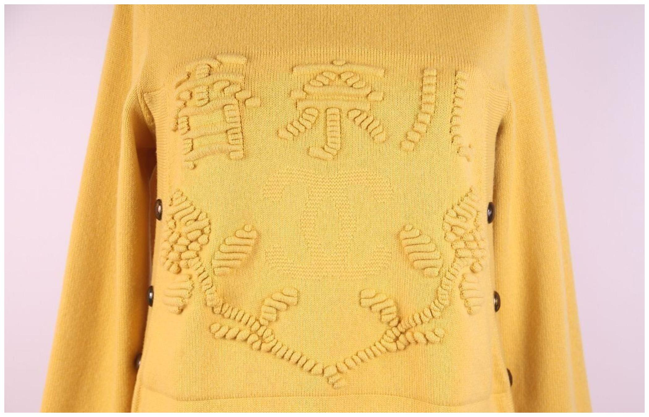 Chanel & Claudia Schiffer 2010 Paris / SHANGHAI Cashmere Tunic Dress 6