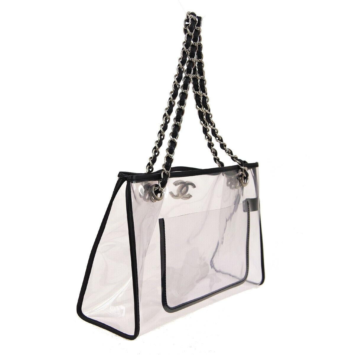 chanel clear bag