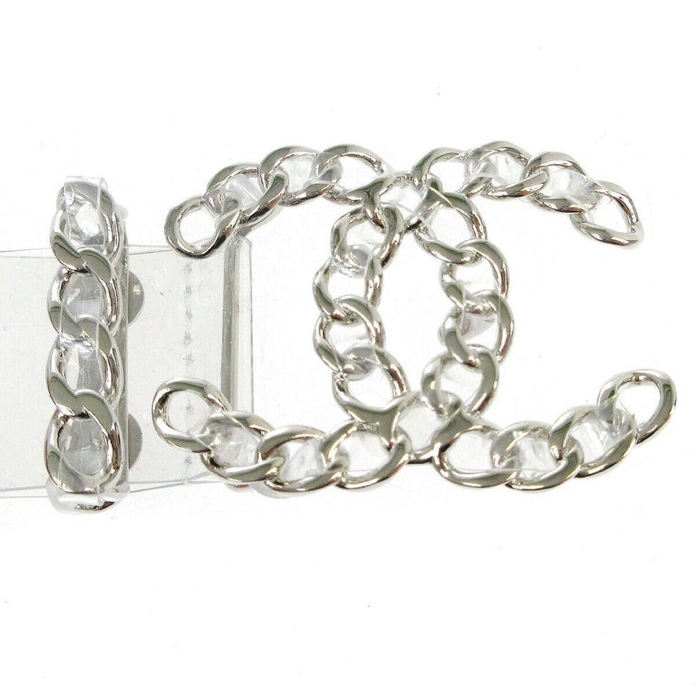 CHANEL - Silver Vintage PVC Belt CHANEL | Accessories | Chanel Silver Vintage Pvc Belt | Poshmark main image 2