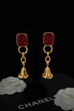 Chanel clip-on earrings by Karl Lagerfeld Fall-Winter 1993