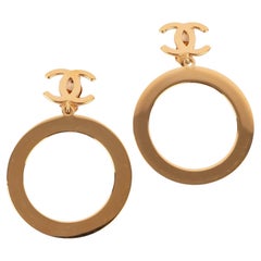 Chanel Clip-On Earrings in 
Fake Large Hoop
 Way