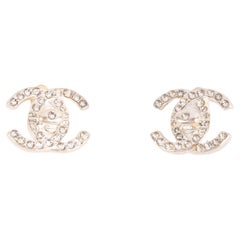 Chanel Clip-on Earrings with Swarovski Rhinestones, 1997