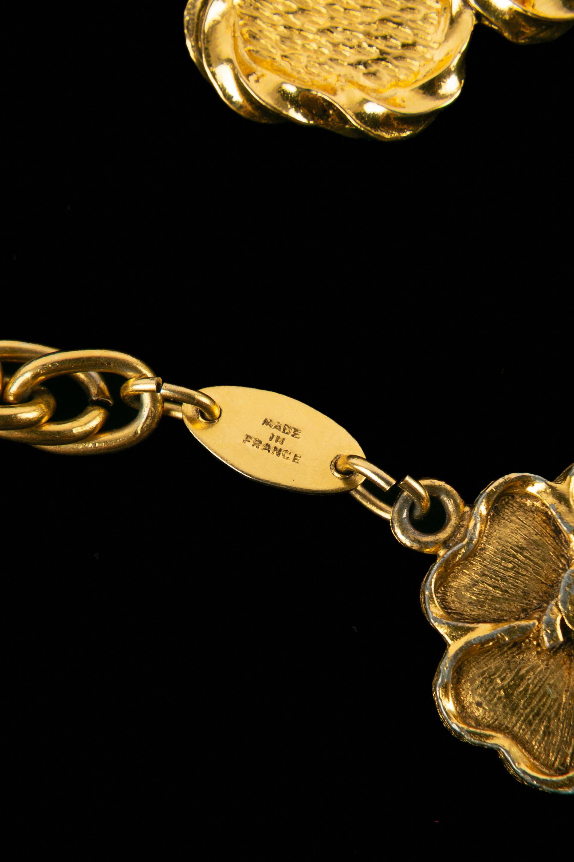 Chanel Kleeblattgürtel 1983 im Angebot 5