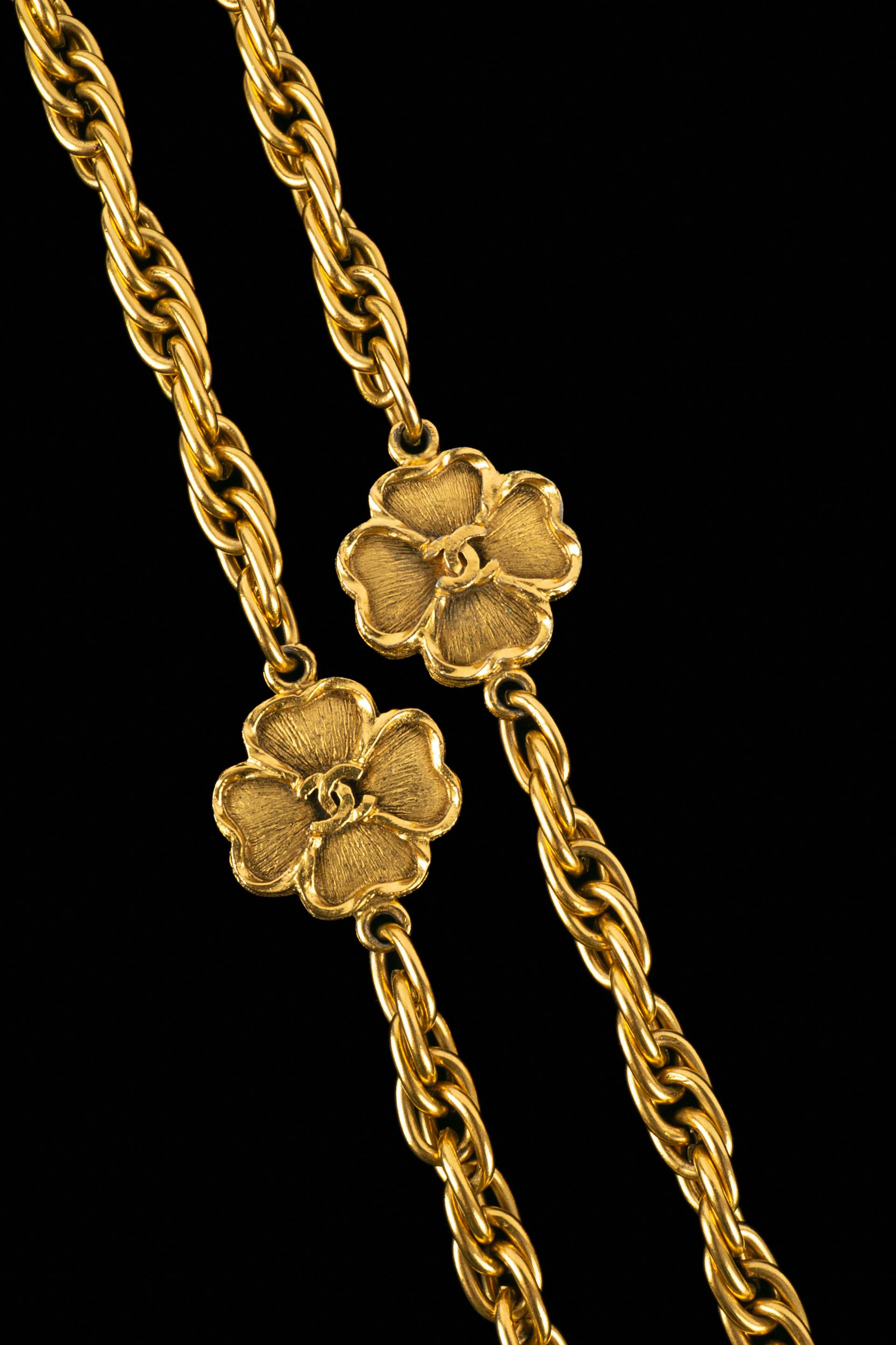 Chanel Kleeblattgürtel 1983 im Angebot 1