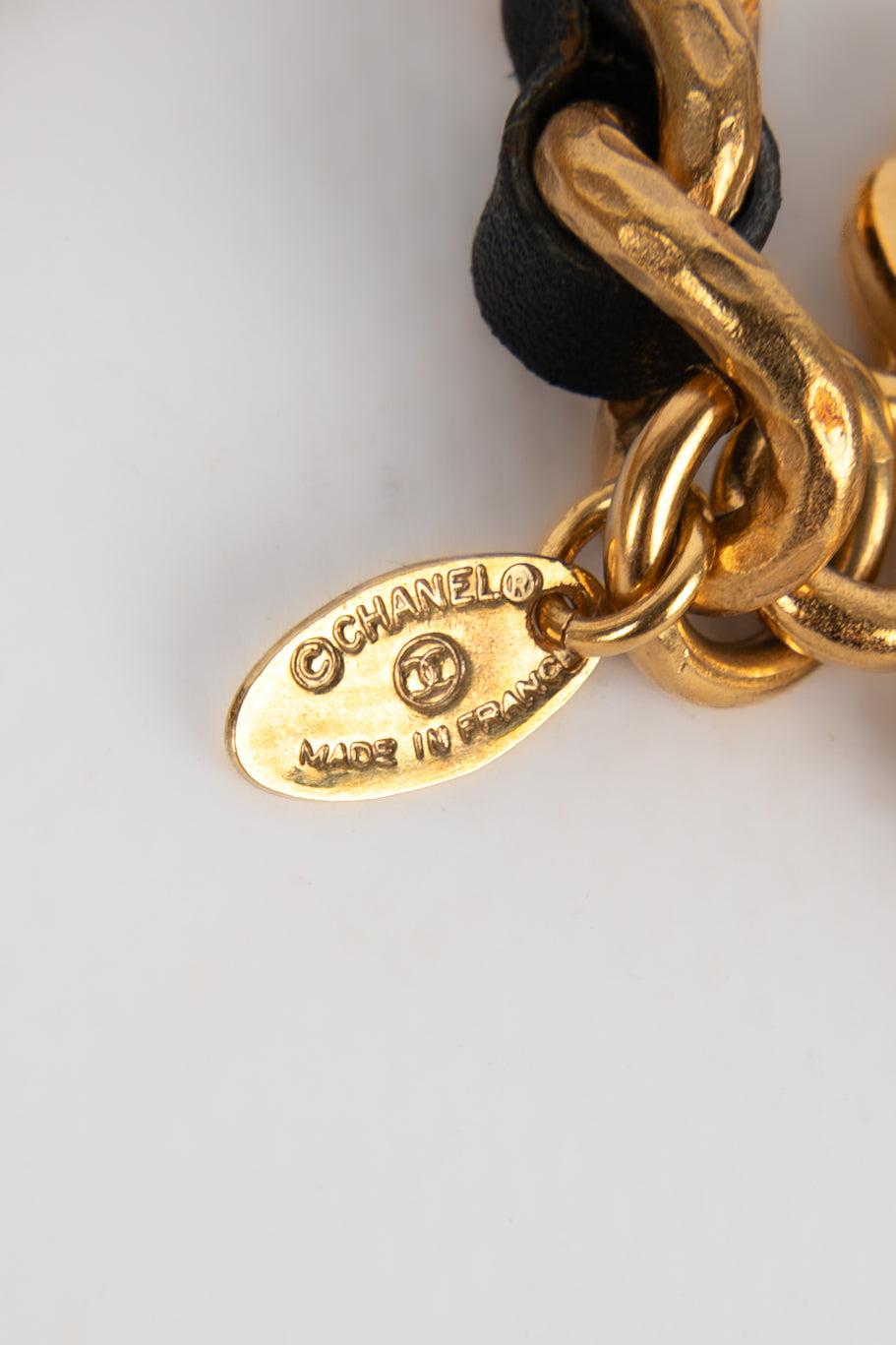 Chanel Clover Belt with Black Leather 2