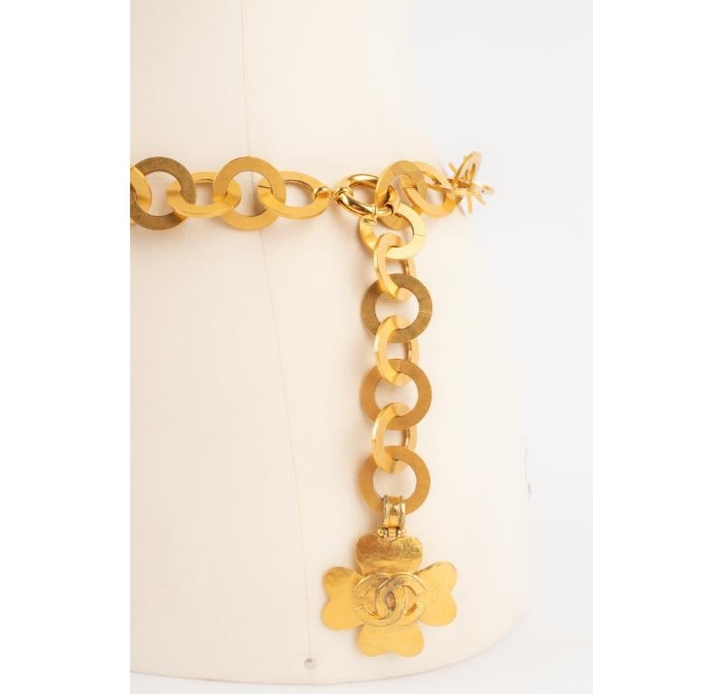 Cintura in metallo dorato Chanel, 1995 in vendita 6