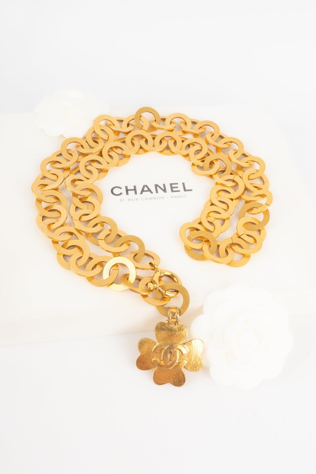 Cintura in metallo dorato Chanel, 1995 in vendita 7
