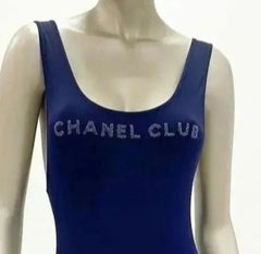 Chanel Club Navy one piece Swimsuit