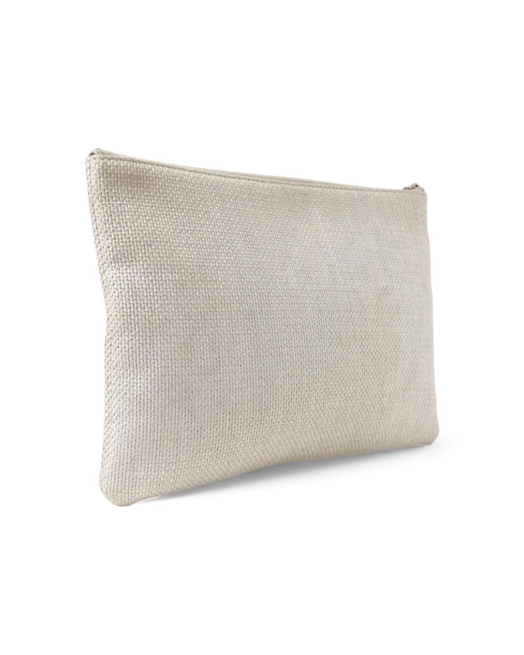 Chanel Clutch Deauville Medium Grigia in vendita 1