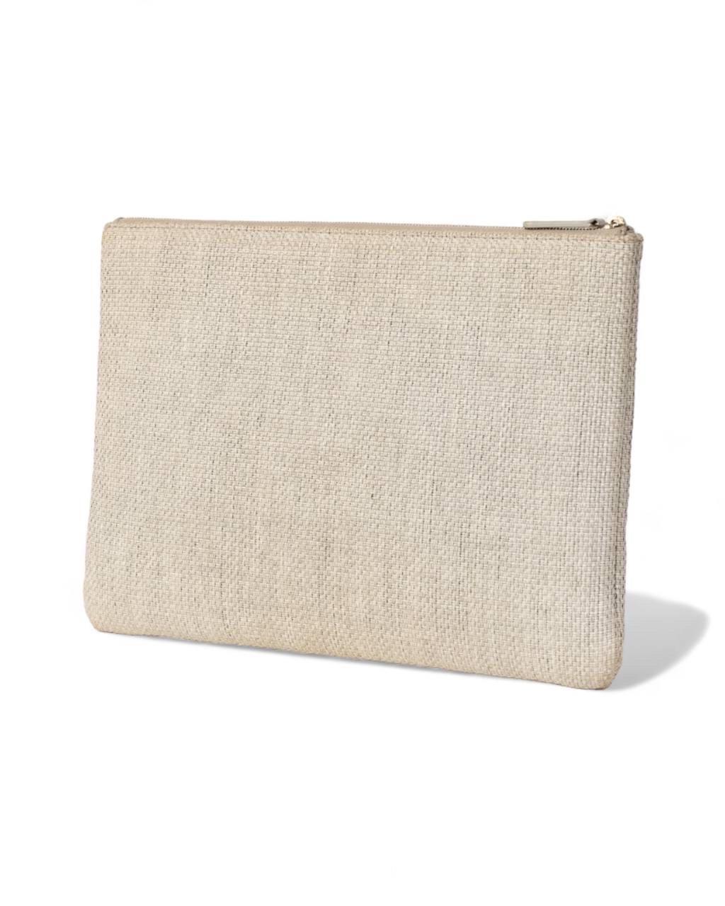 Chanel Clutch Deauville MM Grigia For Sale 5