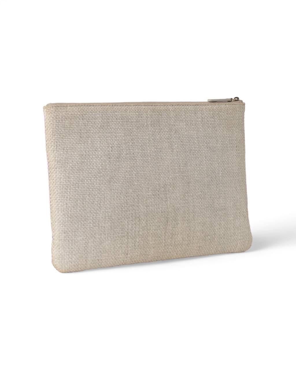 Chanel Clutch Deauville MM Grigia For Sale 6