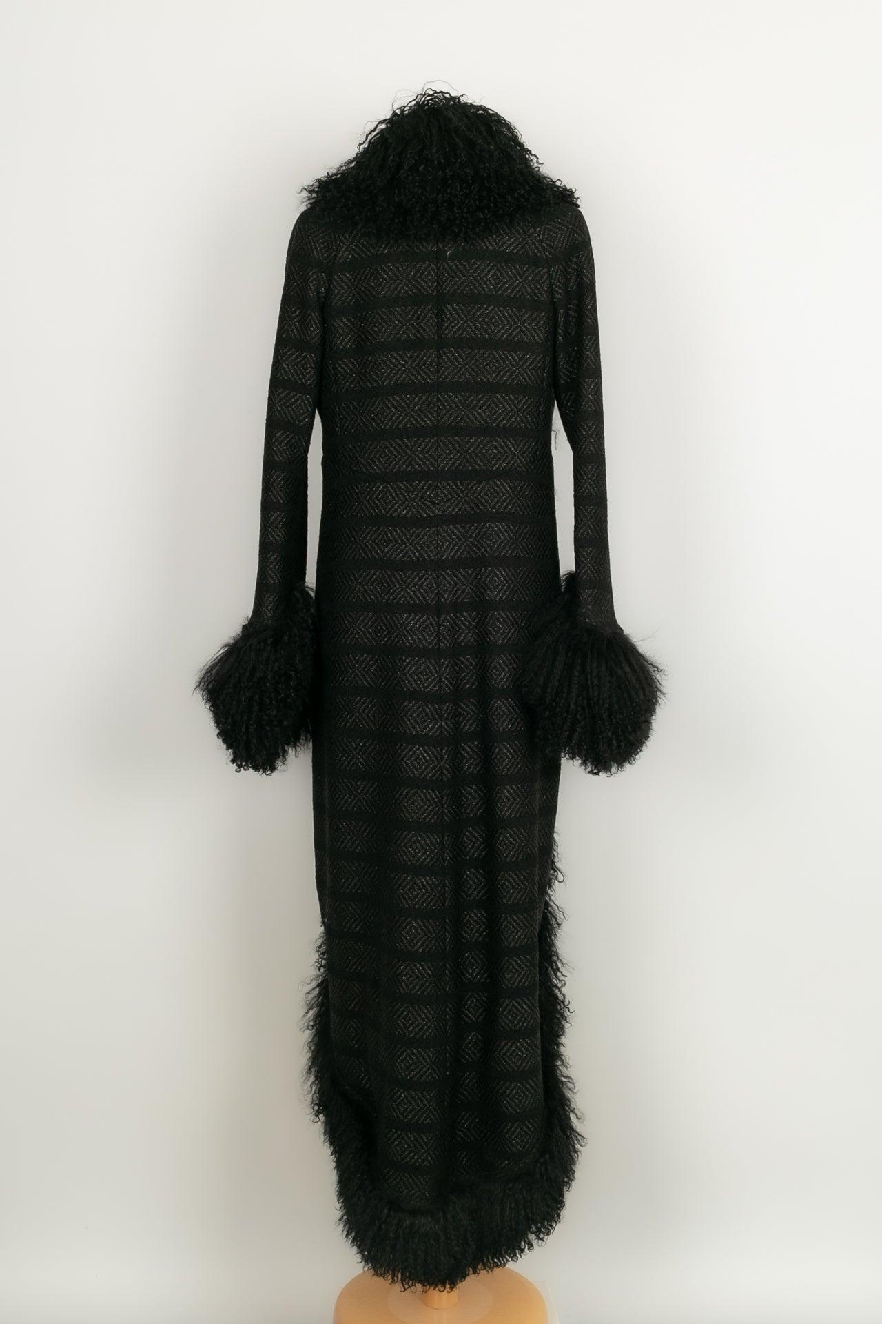 Women's Chanel Coat in Black Wool, 2008