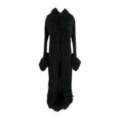 Chanel Coat in Black Wool, 2008