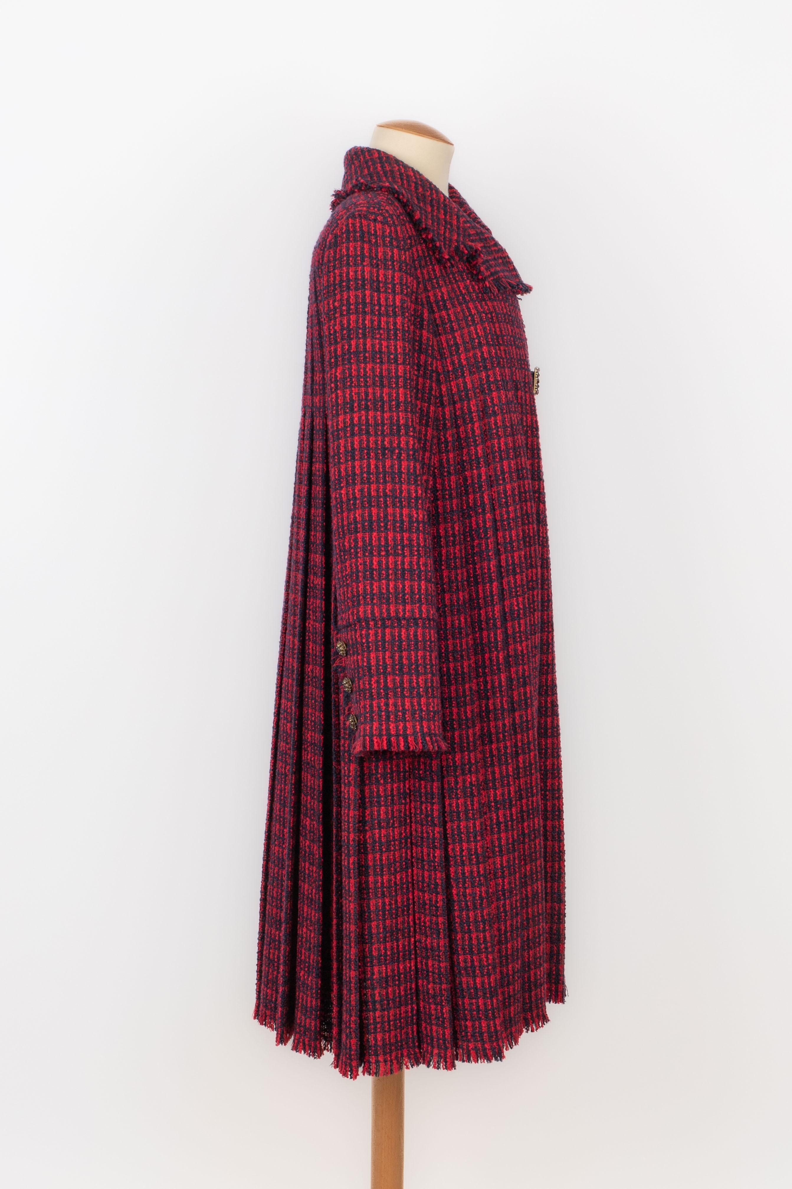 Chanel coat Paris-Edinburgh In Excellent Condition For Sale In SAINT-OUEN-SUR-SEINE, FR