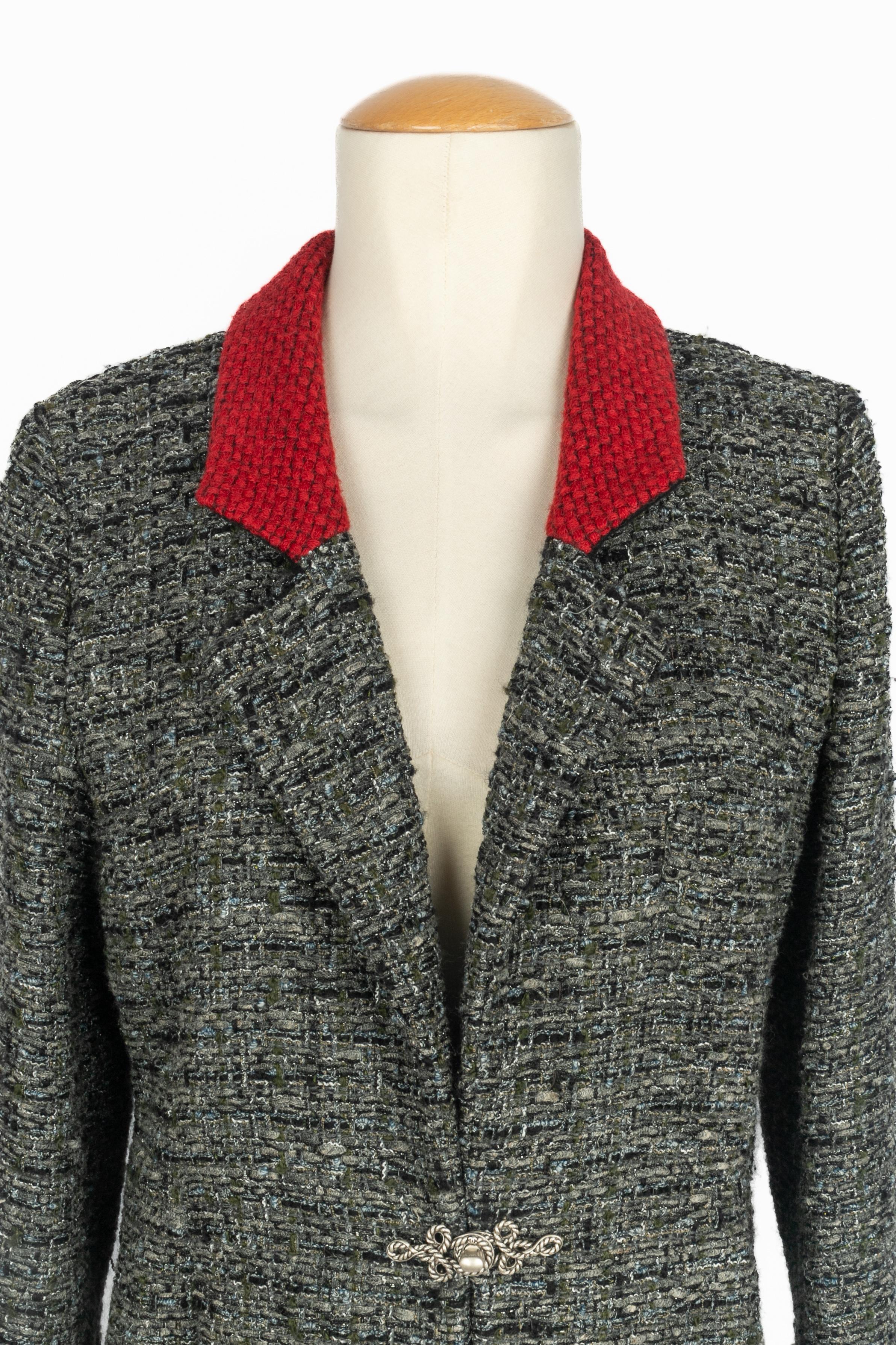 Grigio Cappotto Chanel 'Paris-Salzburg' Pre-fall 2015 in vendita