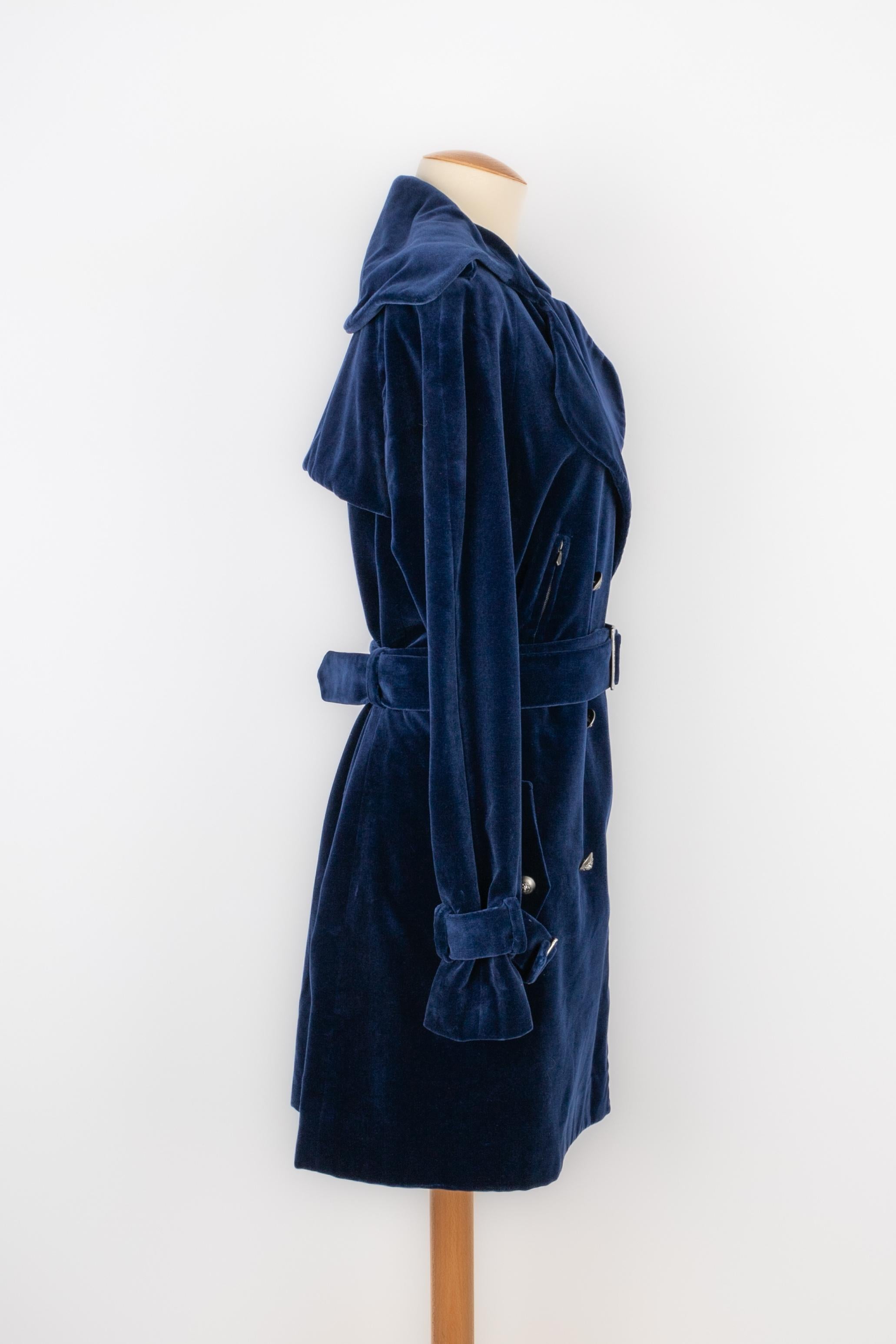 Black Chanel coat Winter 2008 For Sale