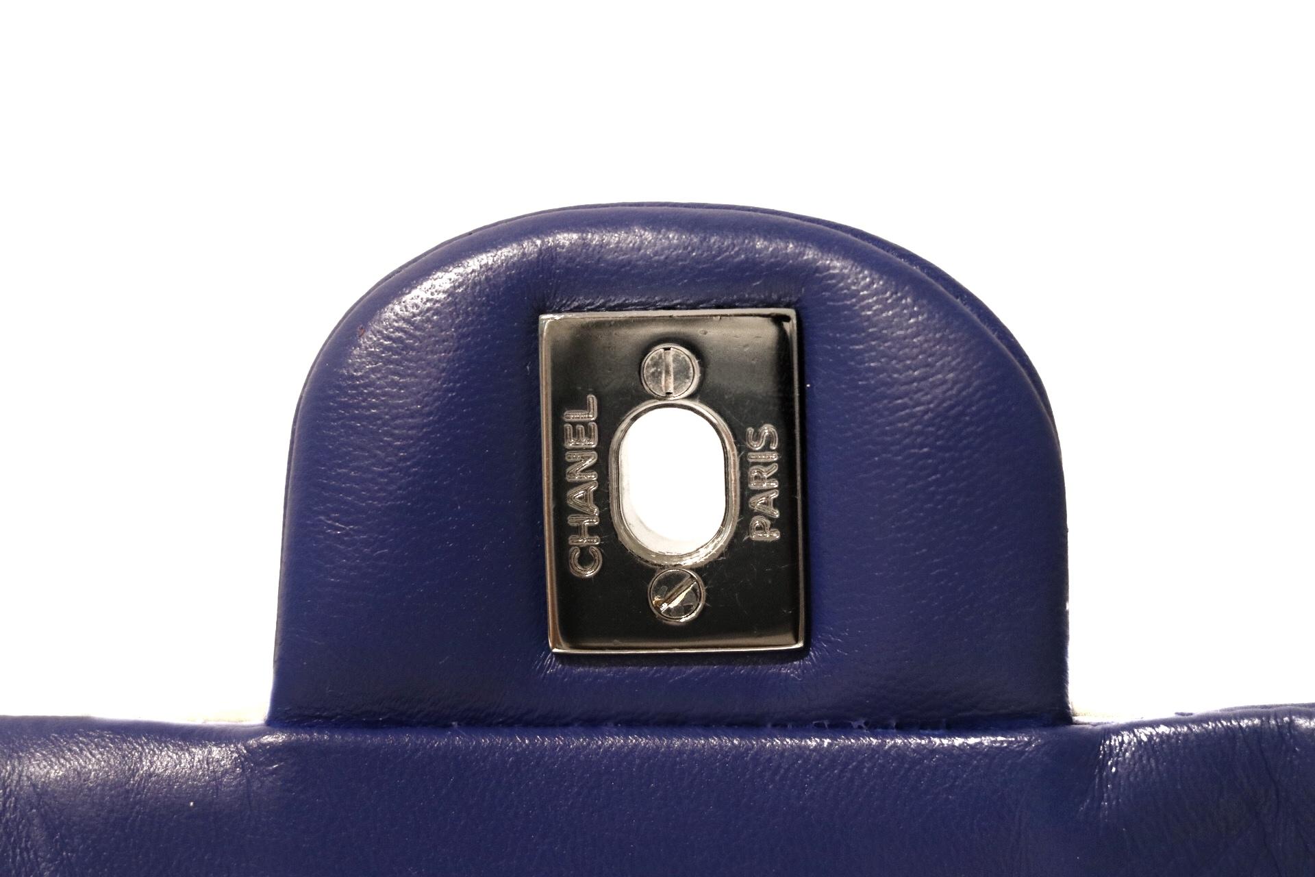 Chanel Cobalt Blue Leather Hula Hoop Bag 1