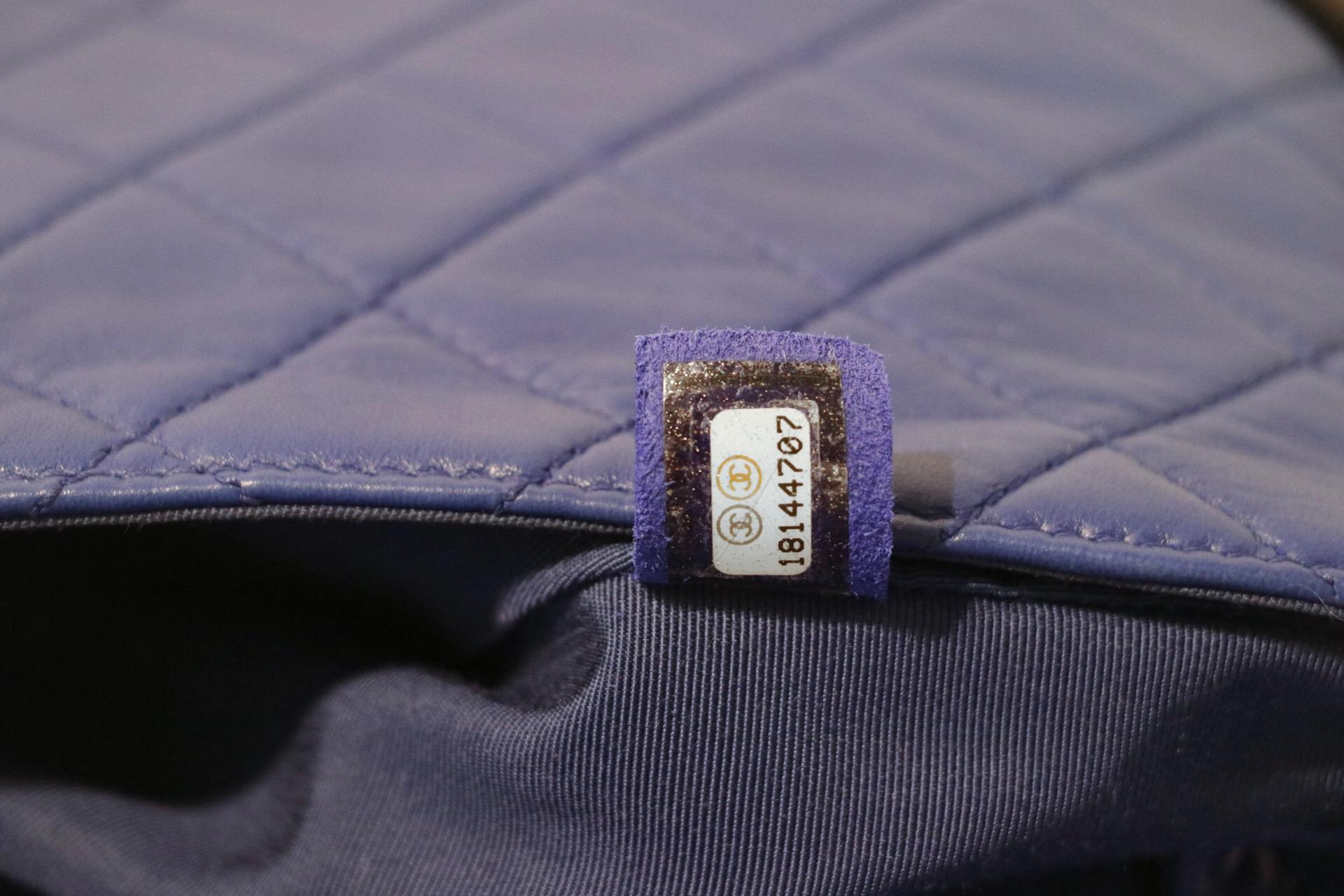 Chanel Cobalt Blue Leather Hula Hoop Bag 2