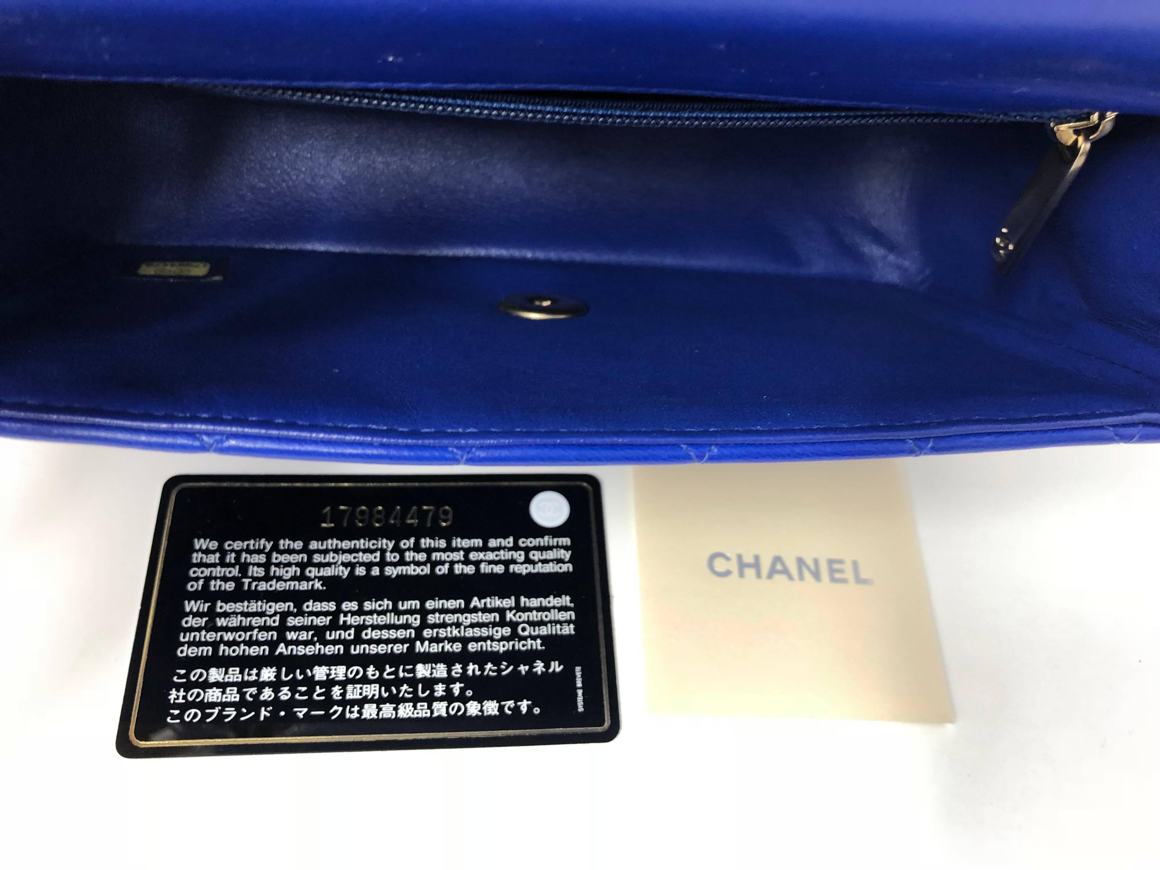 Chanel Cobalt Blue Mini 3