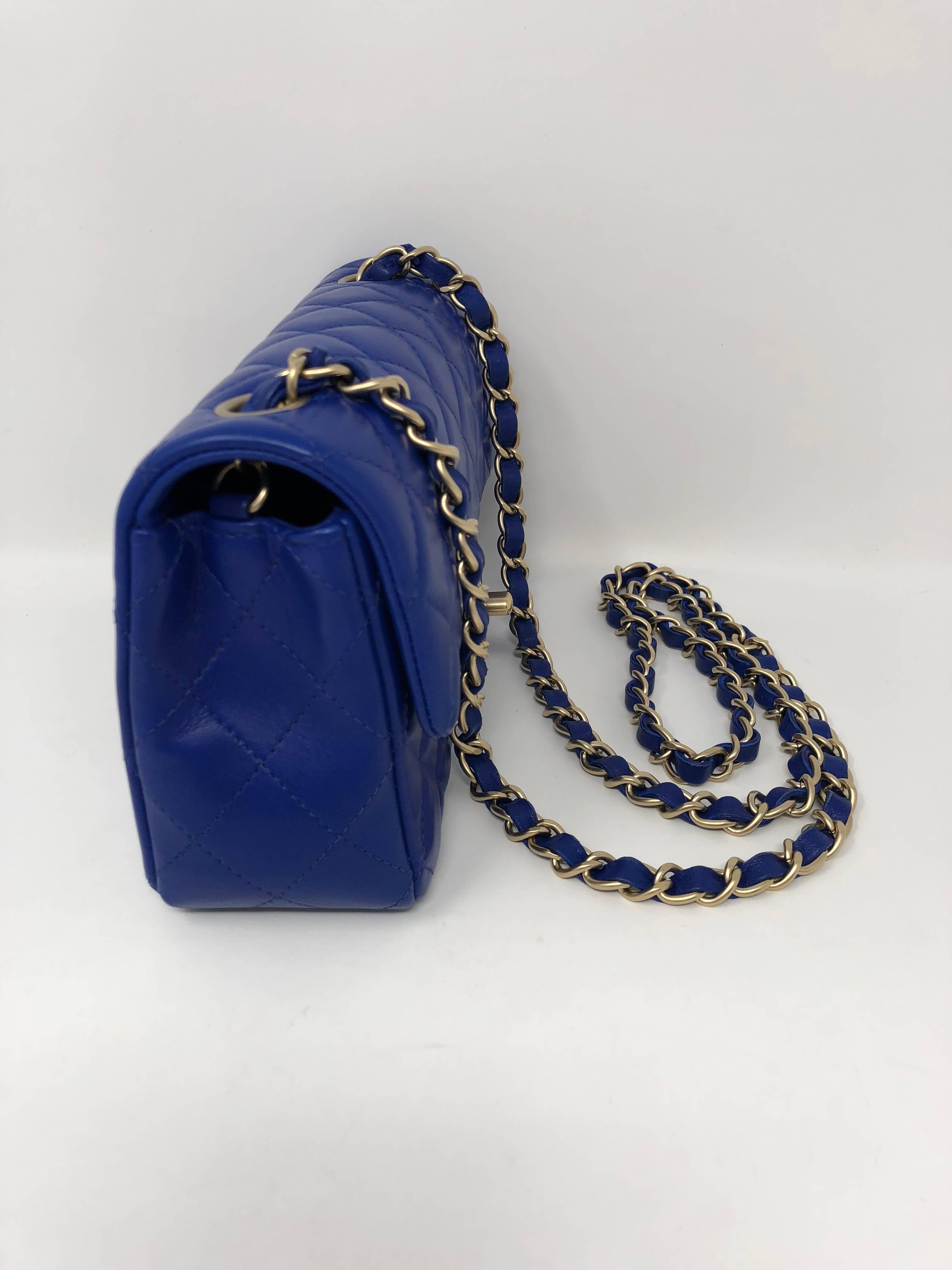 chanel cobalt blue bag