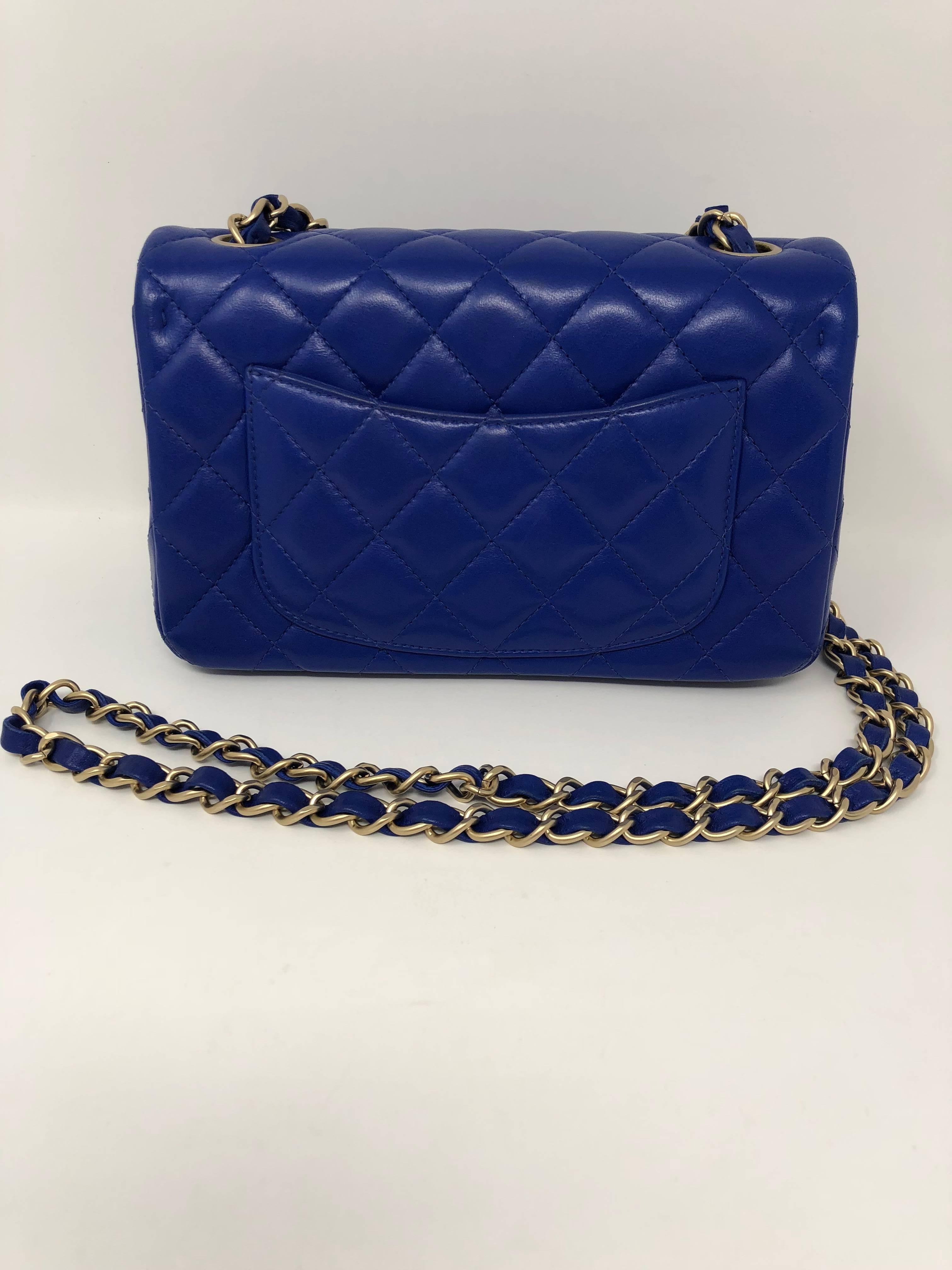 cobalt blue chanel bag