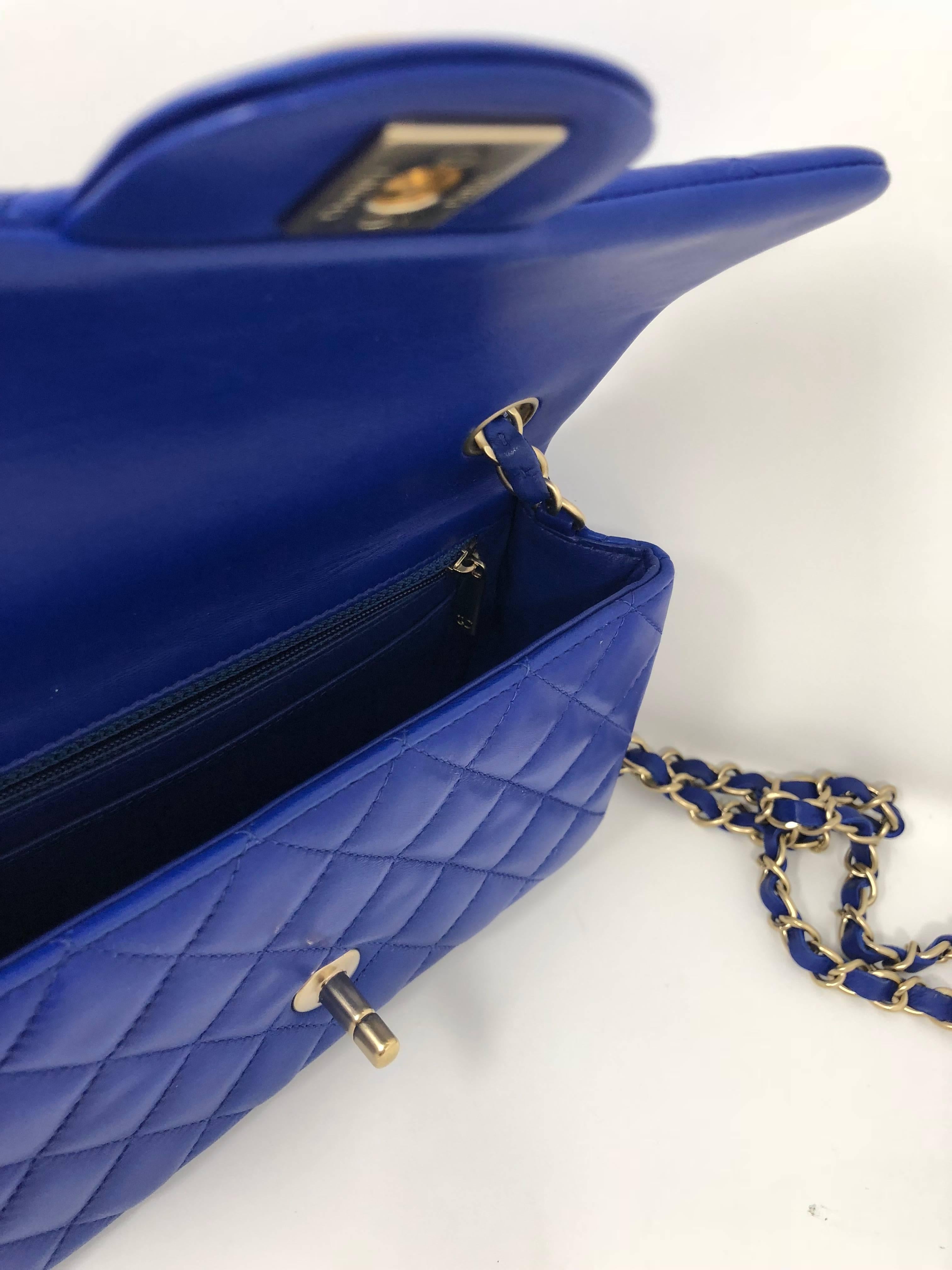Chanel Cobalt Blue Mini 1