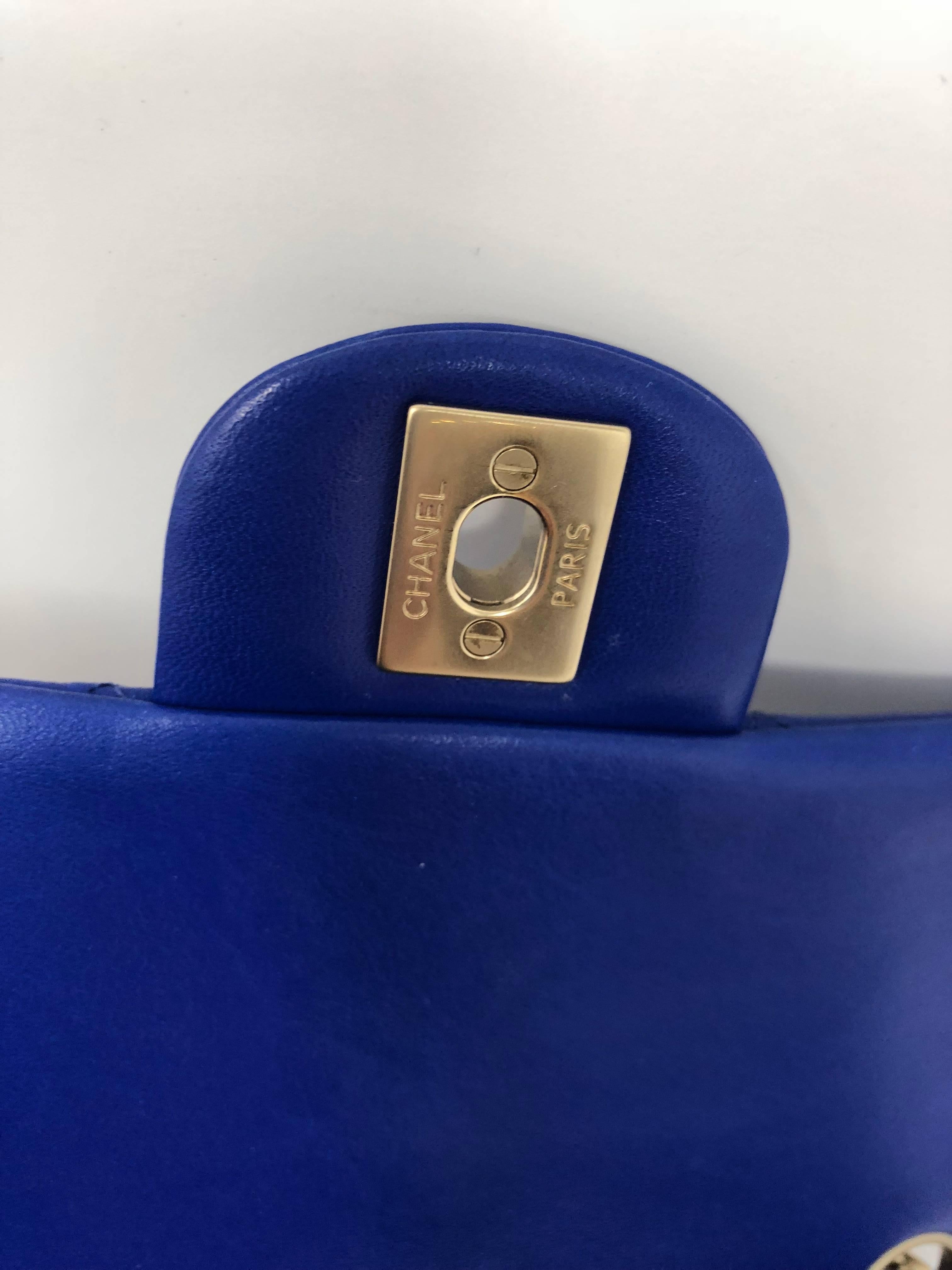 Chanel Cobalt Blue Mini 2