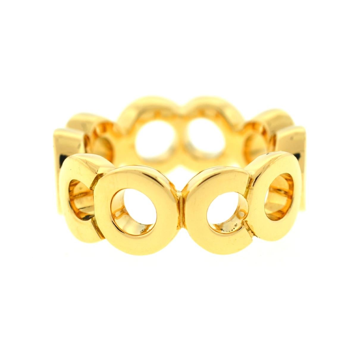 Chanel COCO Ring aus 18 Karat Gelbgold im Zustand „Hervorragend“ in Boca Raton, FL