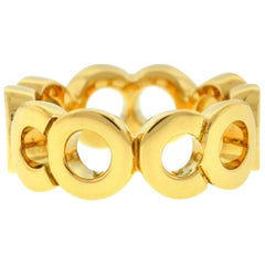 Chanel COCO 18 Karat Yellow Gold Ring