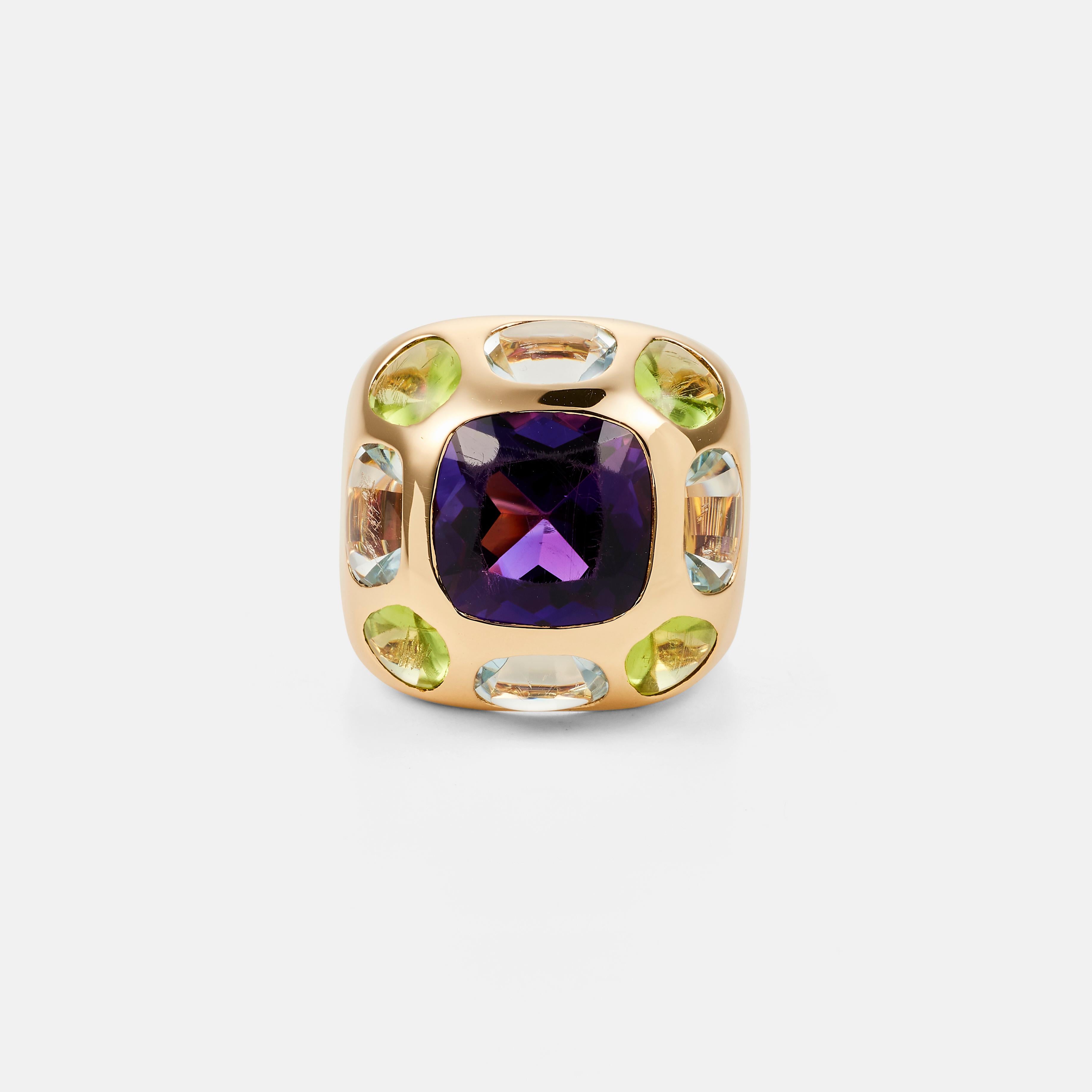 CHANEL Coco Barock Ring im Vintage-Stil (Cabochon) im Angebot