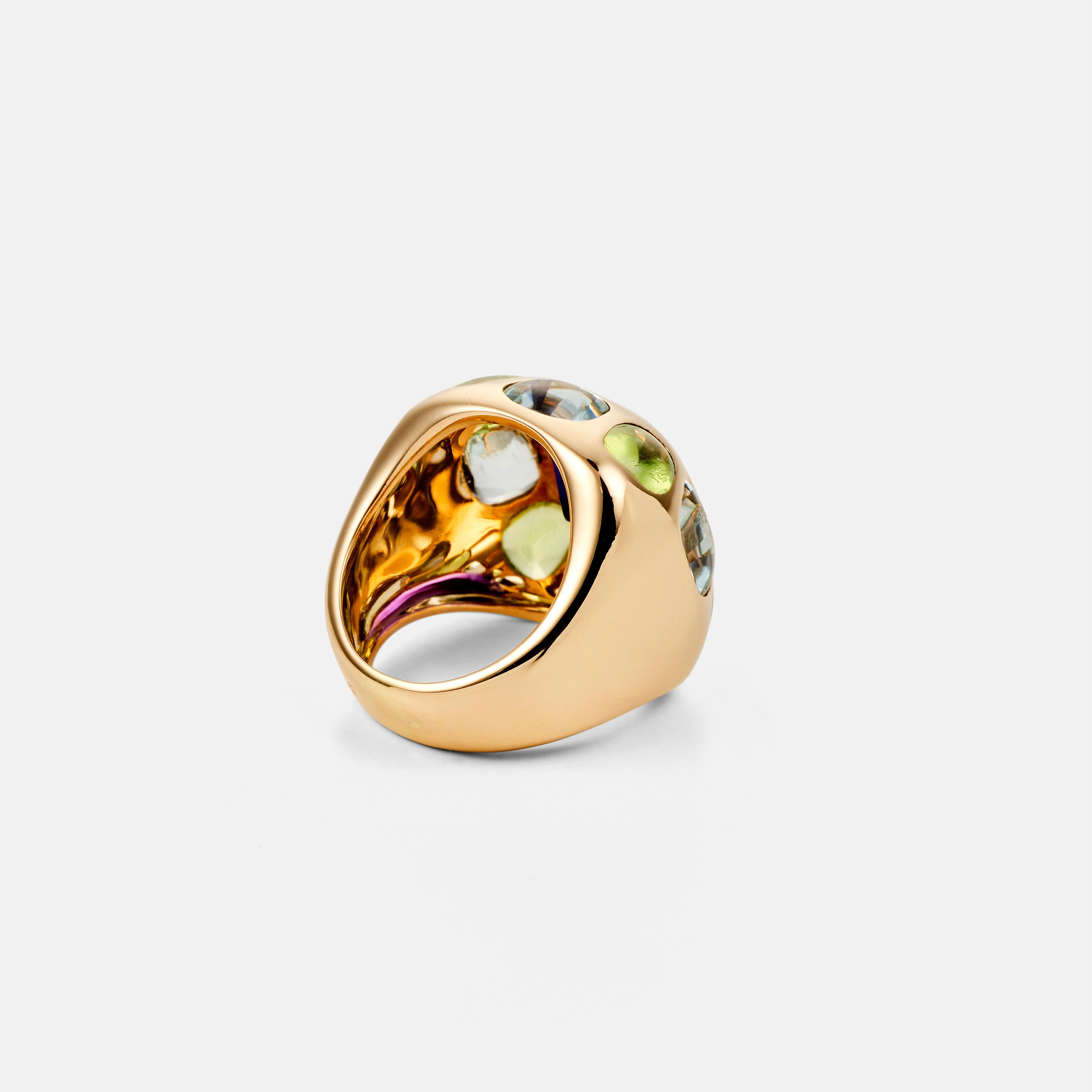 CHANEL Coco Barock Ring im Vintage-Stil im Zustand „Gut“ im Angebot in PARIS, FR